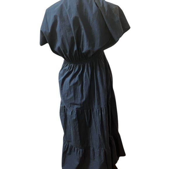 Caryn Lawn Blue Tiered Ruffled Maxi Sundress - Picture 4 of 7